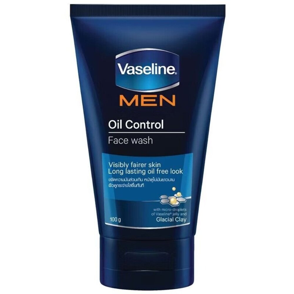 100g Vaseline Men Extra Power Oil Control Fairer Skin Facial‎ Foam